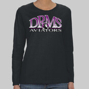 DRMS - Heavy Cotton™ Ladies' 5.3 oz. Missy Fit Long-Sleeve T-Shirt